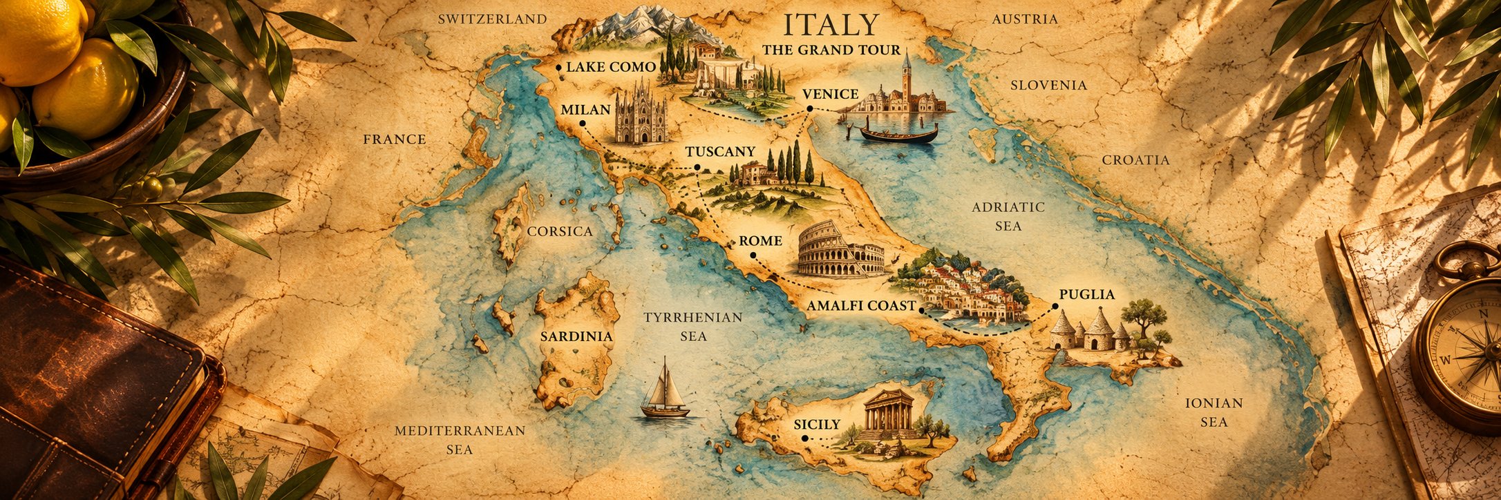 Embark On Your Iyalian Grand Tour